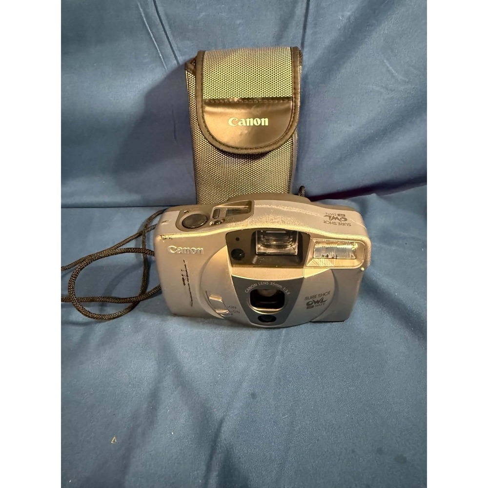 Canon Sure Shot Owl 35mm Camera With Case